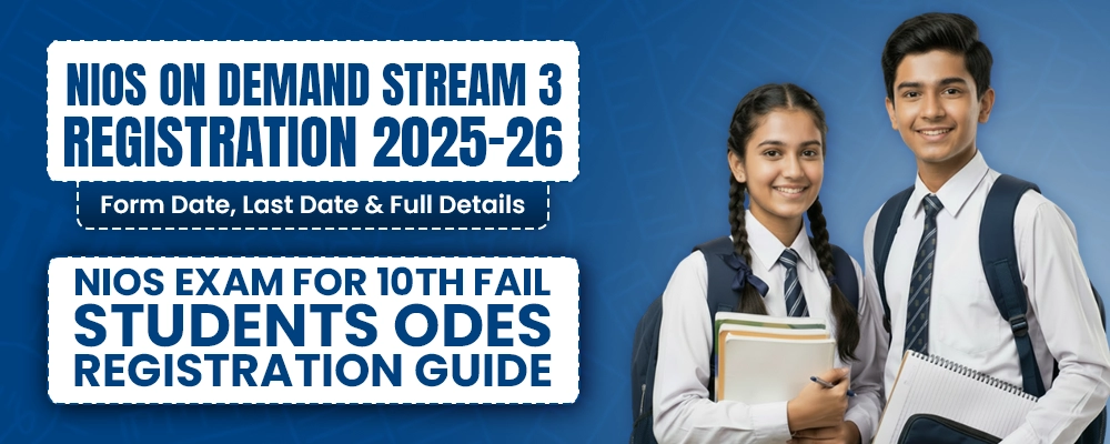 NIOS Stream 1 Admission 2025-26 - Students preparing for exam
